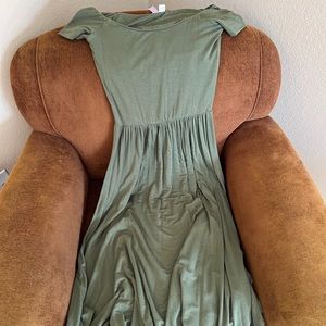Olive Green Dress